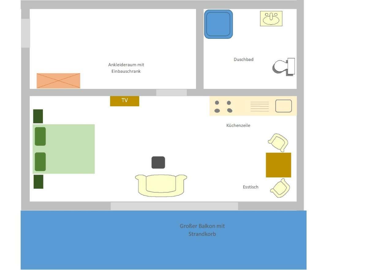 Appartements Fischerhus Glowe Ngoại thất bức ảnh